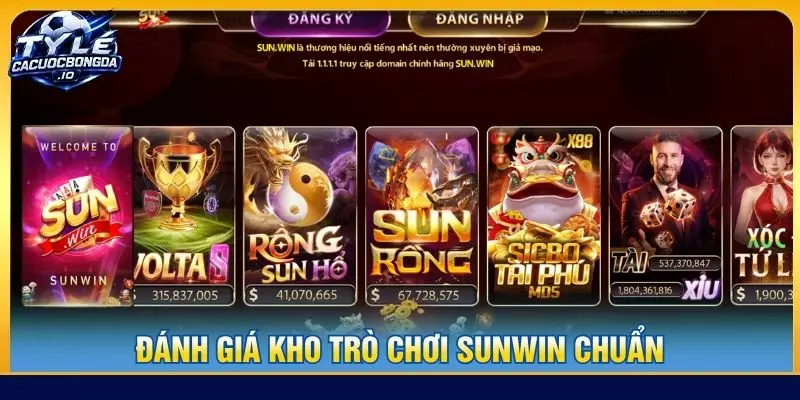 Đánh giá kho trò chơi SUNWIN chuẩn