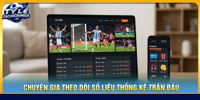 Chuyên gia theo dõi số liệu thống kê trận đấu