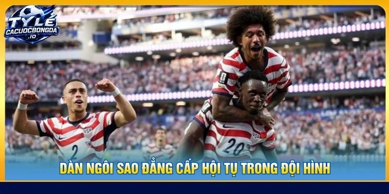 Dàn ngôi sao đẳng cấp hội tụ trong đội hình