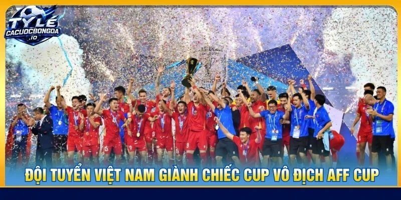 Đội tuyển Việt Nam giành chiếc cup vô địch AFF Cup
