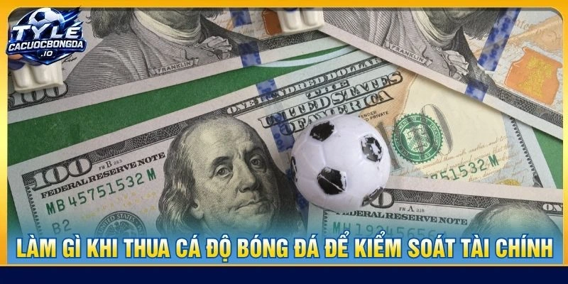 Làm gì khi thua cá độ bóng đá để kiểm soát tài chính