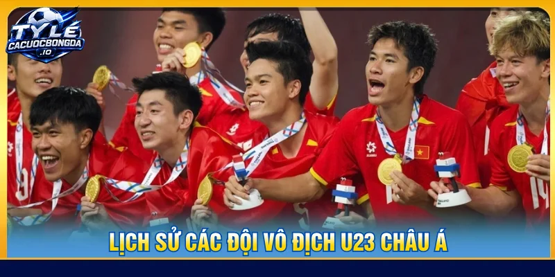 Lịch sử các lần vô địch u23 châu á của đội tuyển