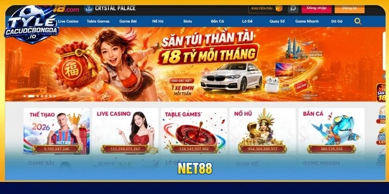 NET88: Toàn Cảnh Sảnh Chơi Và Những Điểm Đáng Chú Ý