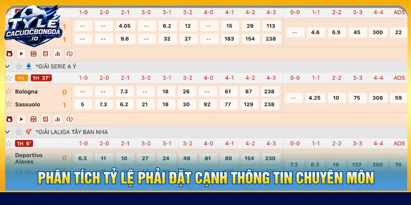Phân tích các con số dựa vào chuyên môn