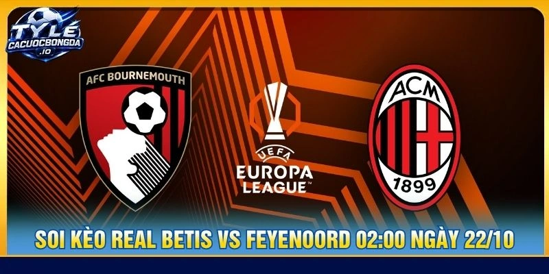 Soi Kèo Bournemouth Vs AC Milan 02:00 Ngày 23/10 - Cúp C2